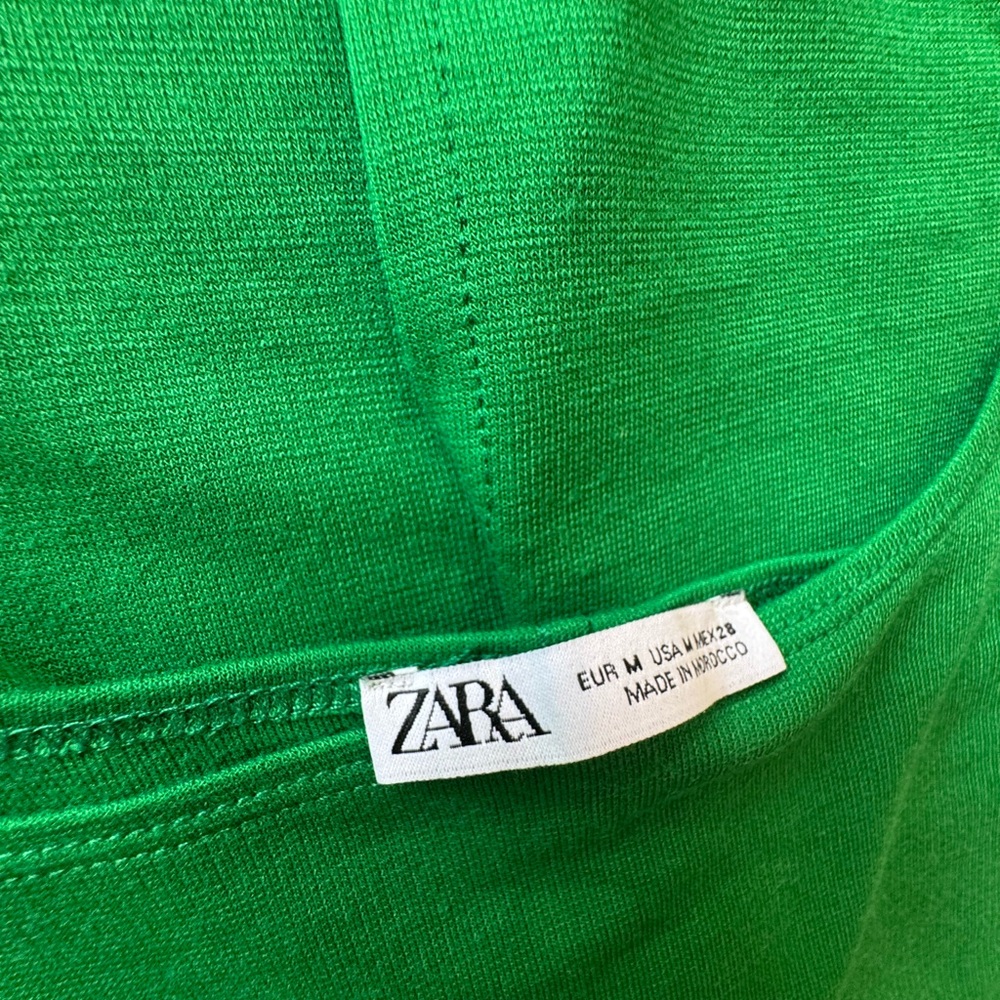 Zara Vibrant Green Midi Dress - Picture 3 of 3